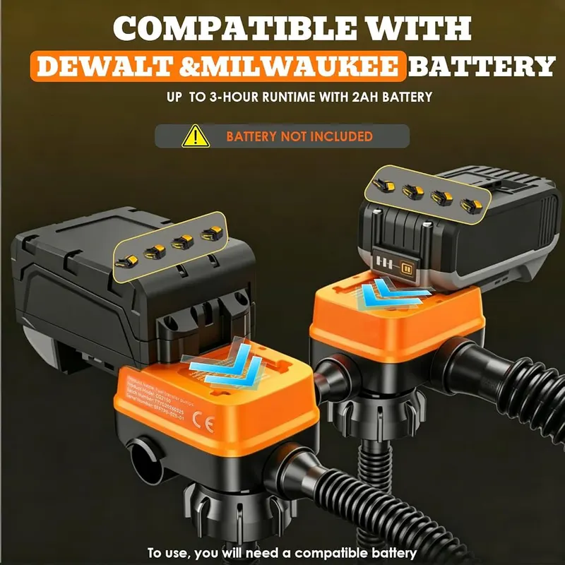 BITTON Cordless Fuel Transfer Pump – Works with gas and diesel