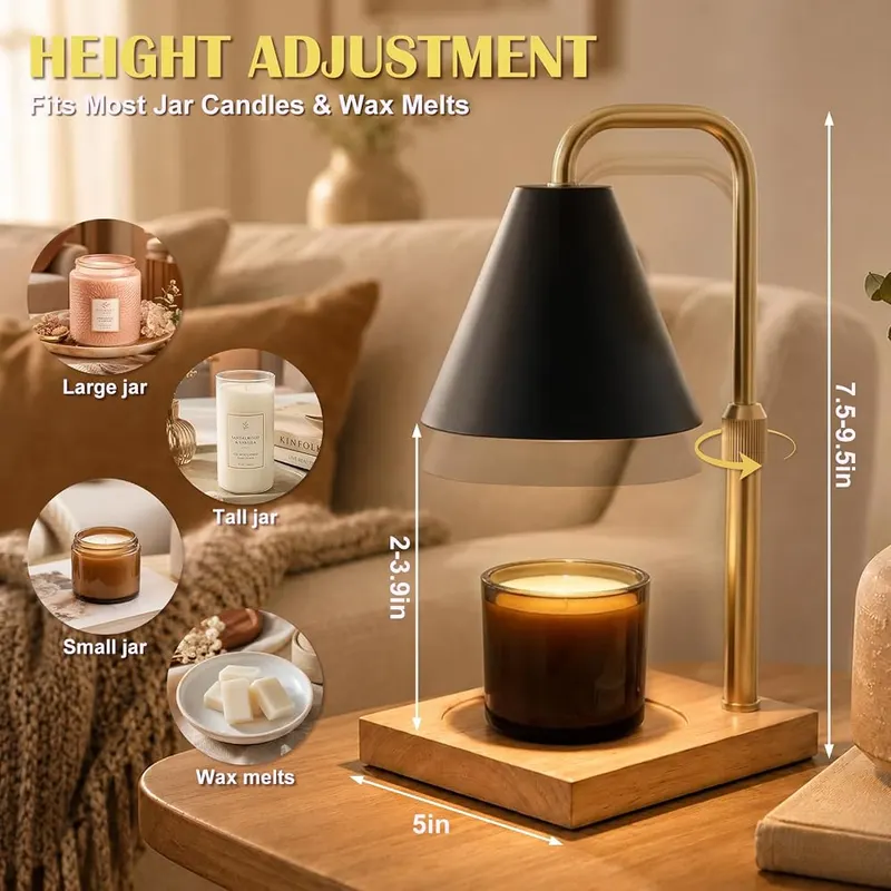 BJFFN Candle Warmer Lamp G.black – No open flame needed