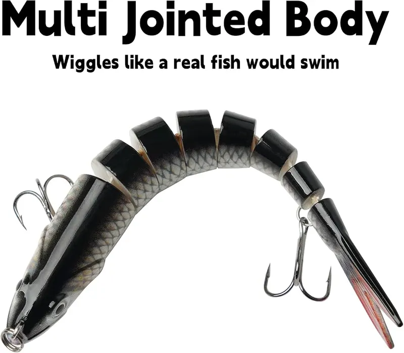 BJYJ 3 Pack 5.1″ Glide Baits – Slow sinking action
