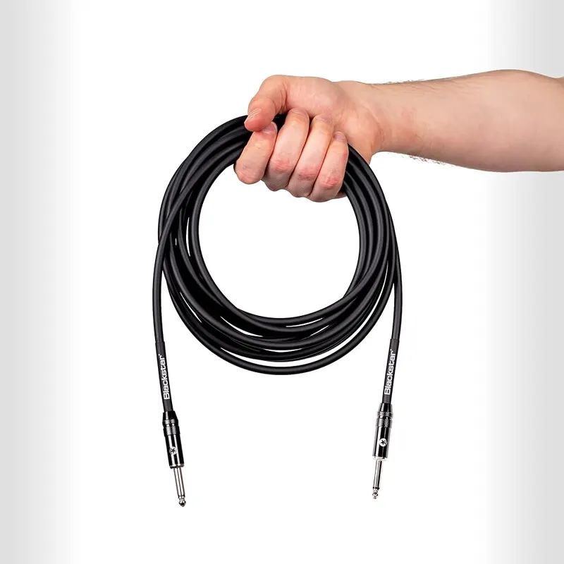 Blackstar 10ft) Pro Series Instrument Cable Straight – Copper tip connectors (Straight to Straight, or Straight