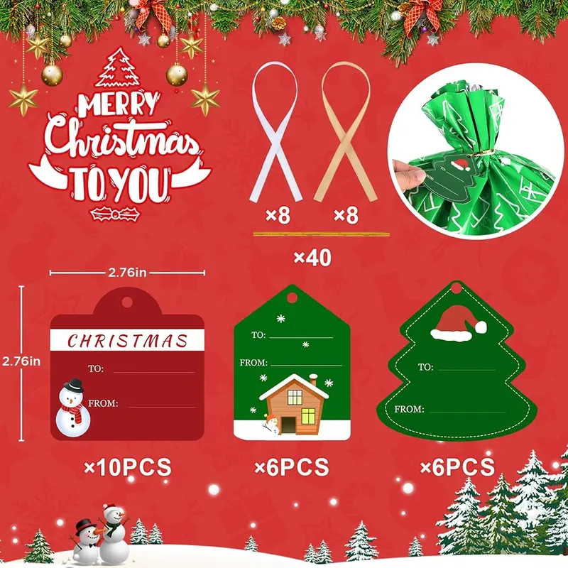 BlessedSeason 22PCS Gift Bags Set – Rich Size Options