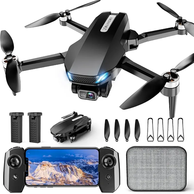 BLINORY 2K Drone with Camera Black in Black