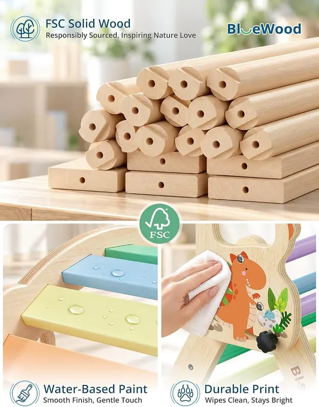 BlueWood Pikler Triangle Set – product photo 8 of 8
