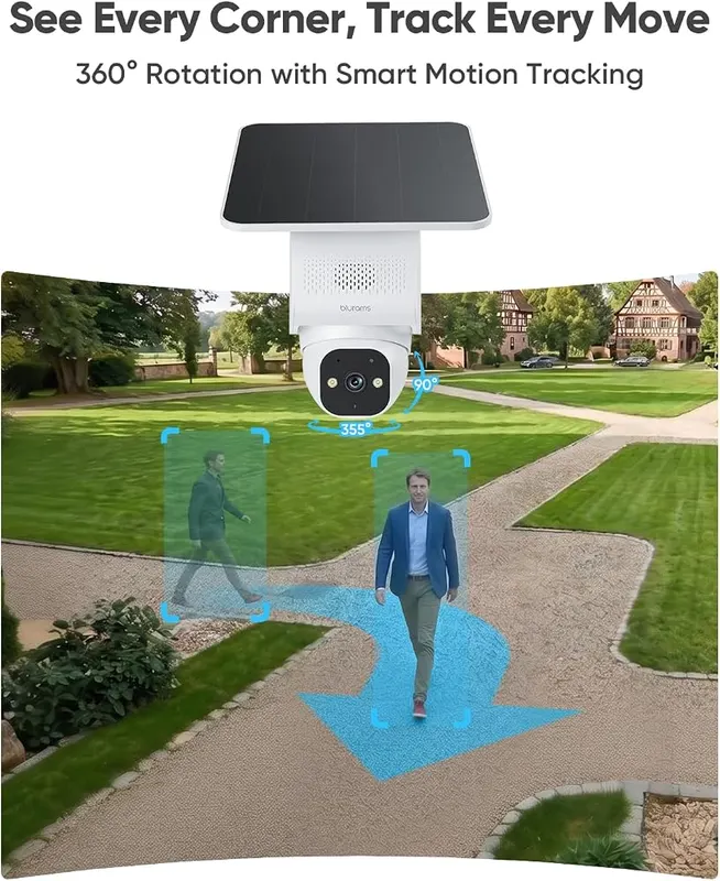 blurams 4K Ultra Security Cameras Wireless Outdoor – On-device AI detection