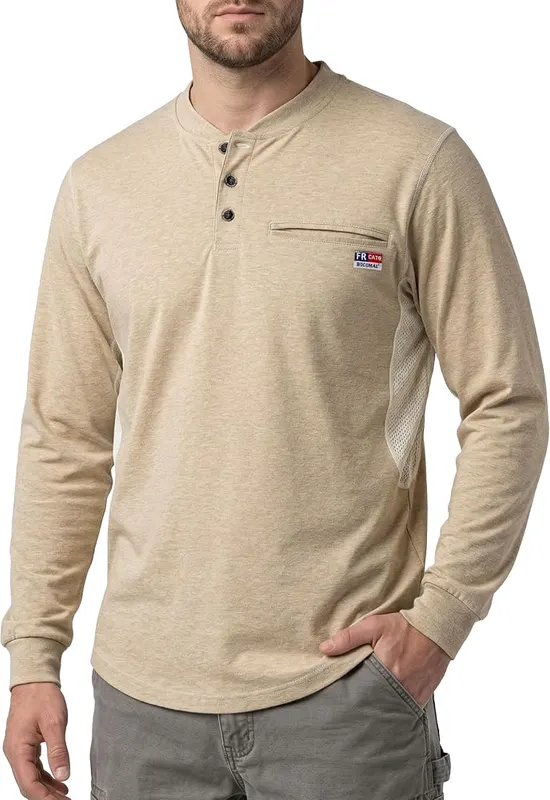 BOCOMAL FR Shirts CAT2 – VERSATILE INDUSTRIAL & EVERYDAY USE:Ideal for electrical,welding,oil &