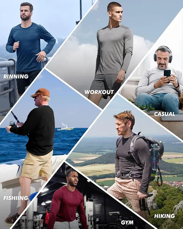 BOOJO 7 Pack Long Sleeve Shirts – Seven long sleeve shirts per pack