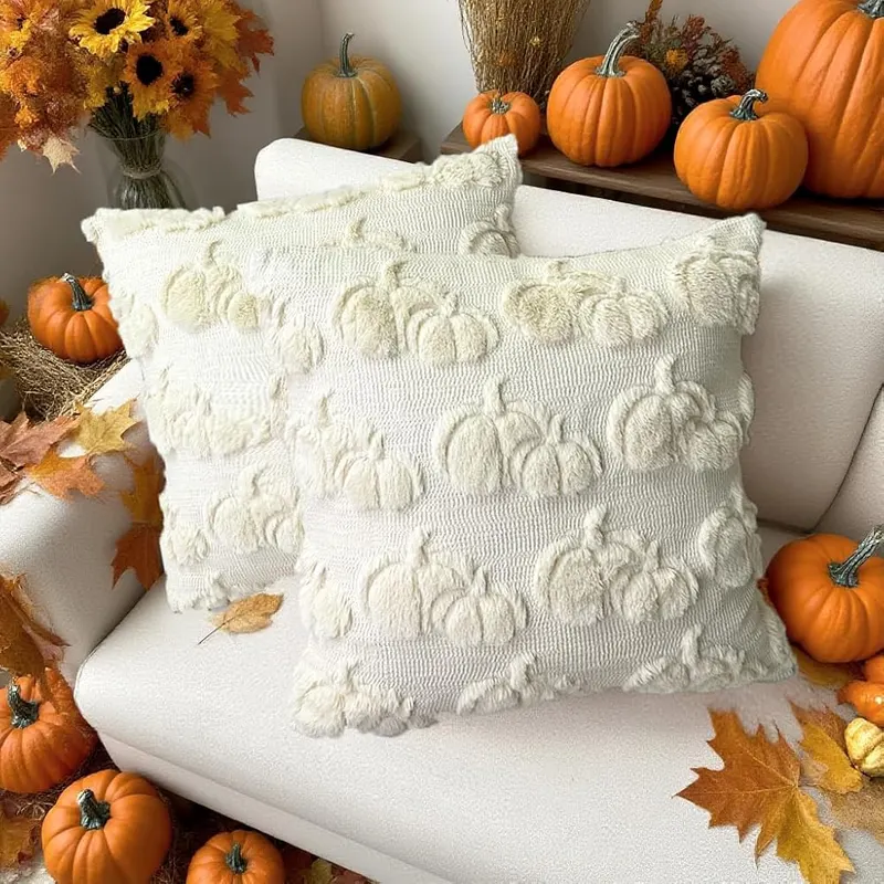 Booque Valley Fall Decorative Pillow Covers Set Beige – product photo 9 of 9