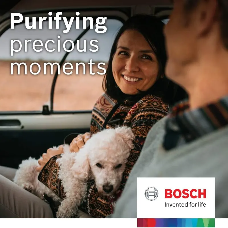BOSCH 6056C HEPA Cabin Air Filter – Melt-blown electrostatic layer and very dense media provide