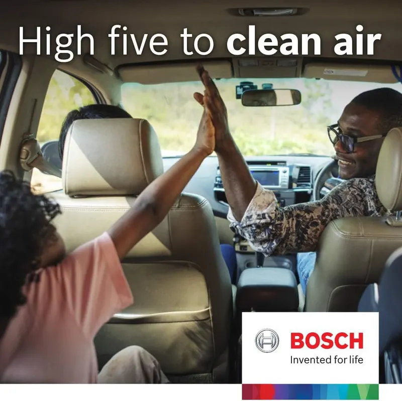 BOSCH 6056C HEPA Cabin Air Filter – Structural ribs incorporated into design ensure filter integrity