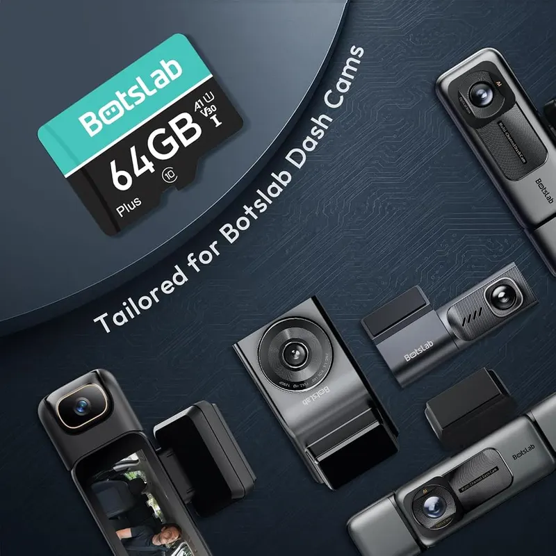 BOTSLAB 64G Micro SD Card – Compact micro SD form factor