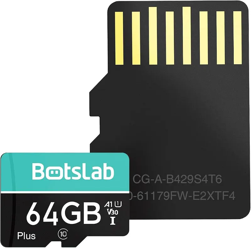 BOTSLAB 64G Micro SD Card – Works as a spare or replacement