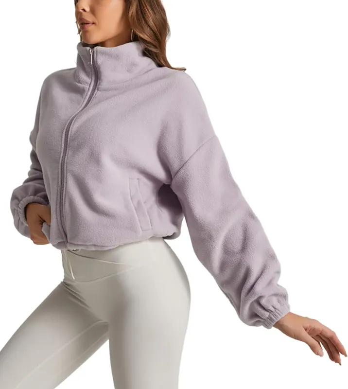 BOWOXO Fleece Future Winter Hiking Jacket – Longer sleeves with elastic cuffs