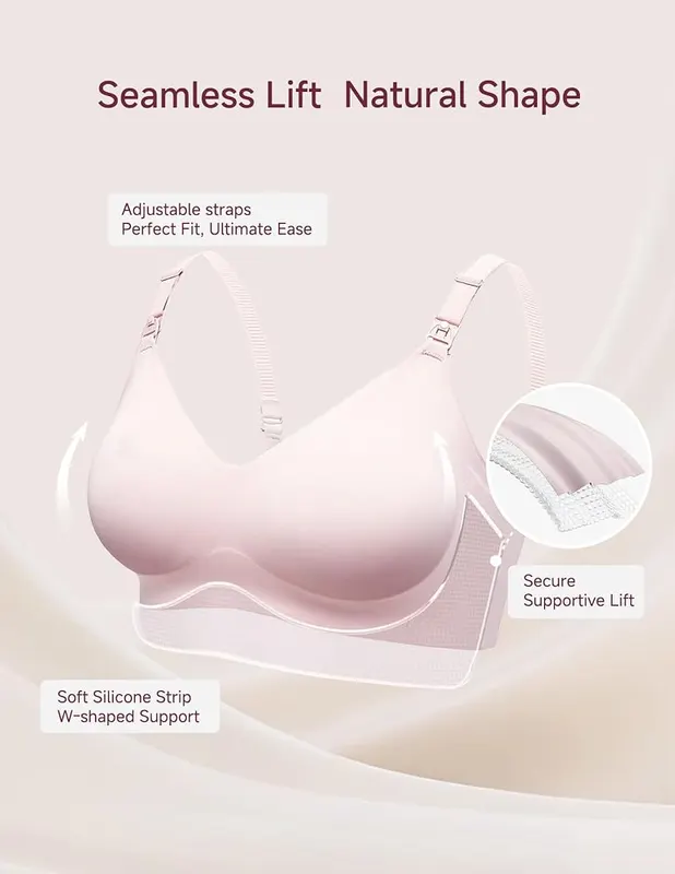 BRATUC Breastfeeding Bras – One-handed nursing clasp