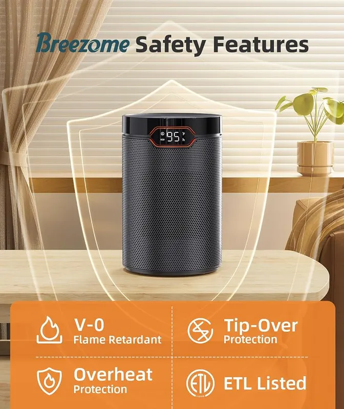 BREEZOME Space Heater – product photo 8 of 9