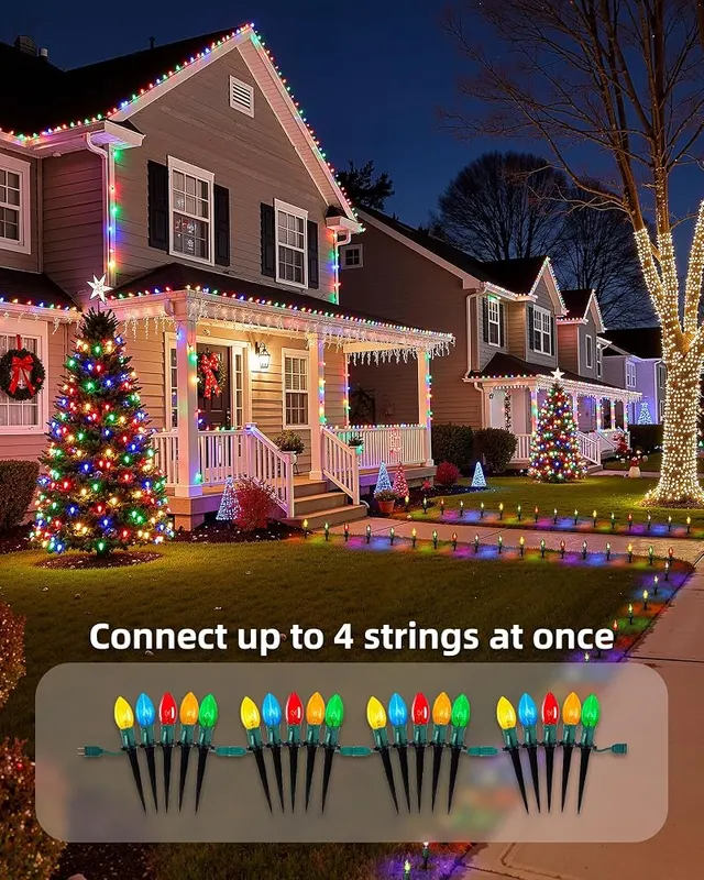 Brightown Christmas Pathway Lights Outdoor – Applicable Occasion