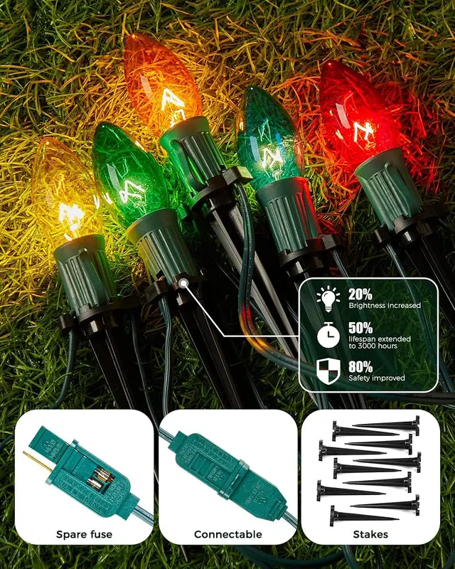 Brightown Christmas Pathway Lights Outdoor – product photo 8 of 9