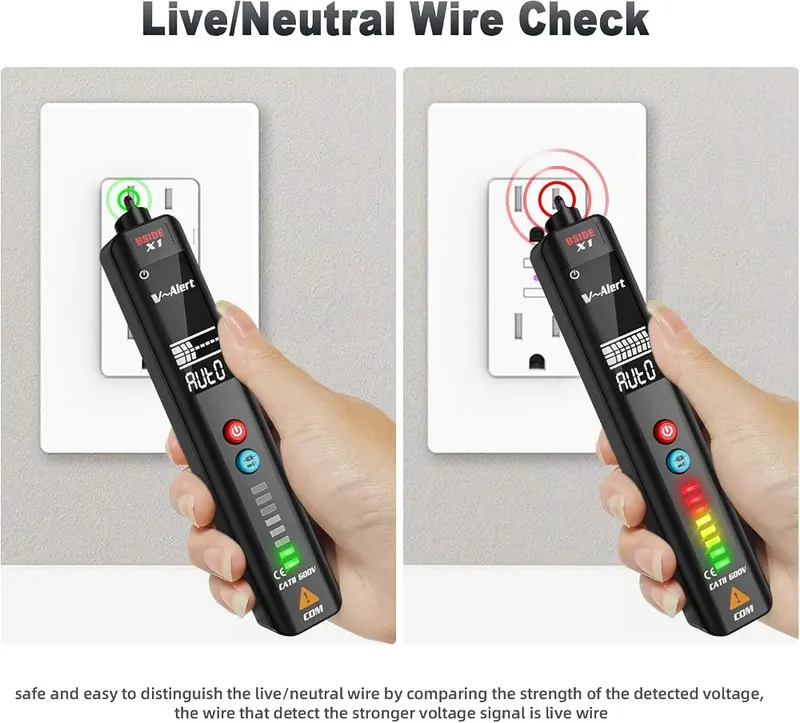 BSIDE Voltage Tester EBTN LCD Non-contact Voltage – product photo 7 of 9