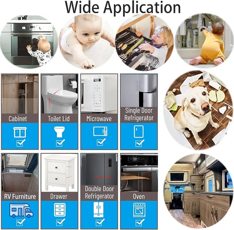 Bstsilver Fingerprint Fridge Lock 20User – product photo 7 of 9
