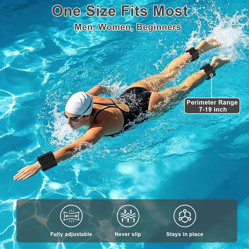 BSWMHG@CE 2LBS Adjustable Silicone Wrist & Ankle – Internal alloy steel weight components