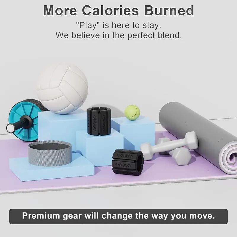 BSWMHG@CE 2LBS Adjustable Silicone Wrist & Ankle – product photo 8 of 8
