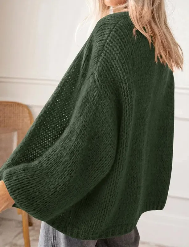 BTFBM Cardigan Sweaters Army Green Small – No buttons and no pockets