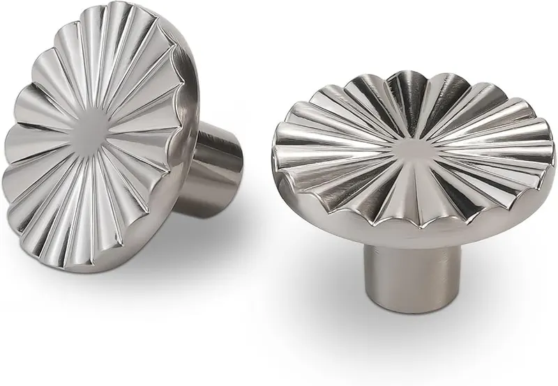 BUKOBYHE 10 Pack Kitchen Cabinet Handles Brushed