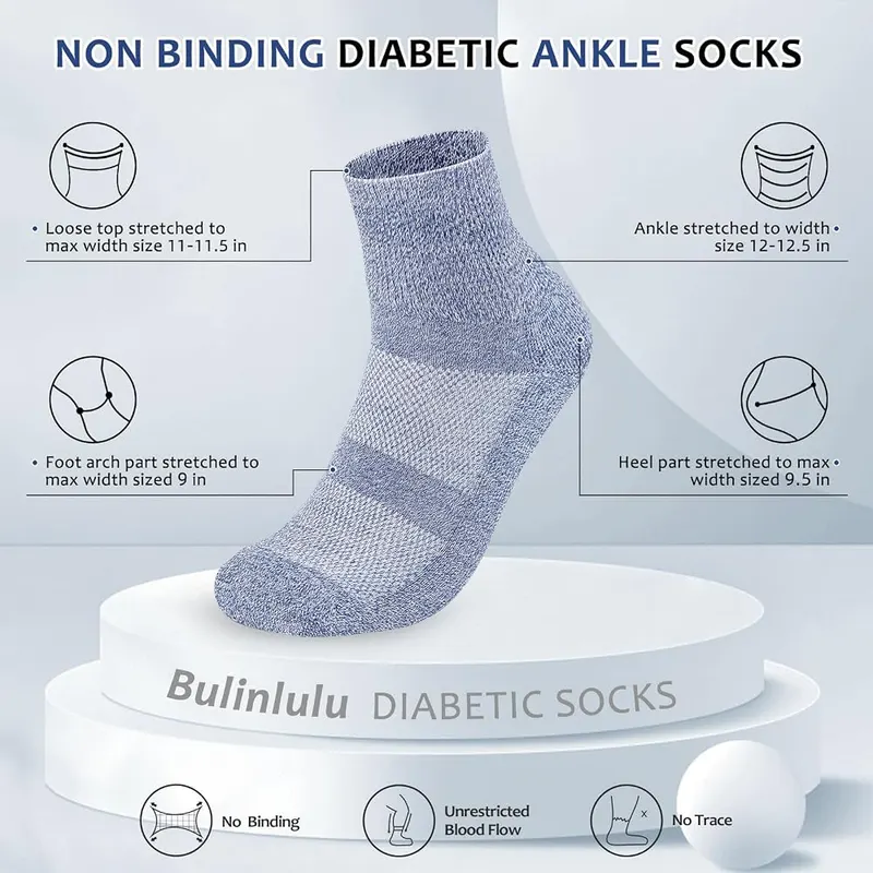 Bulinlulu Diabetic Socks – product photo 3 of 5
