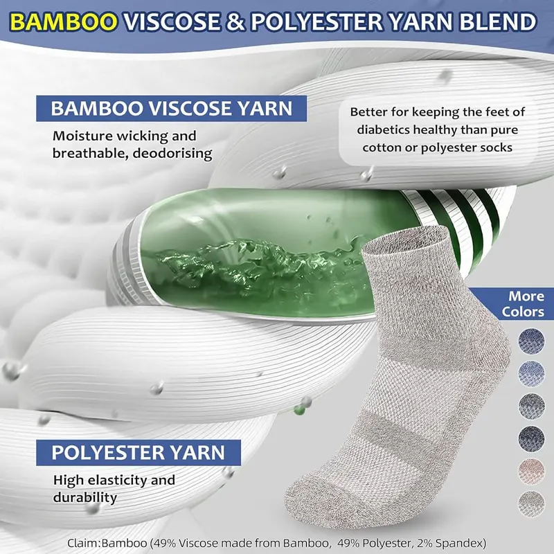 Bulinlulu Diabetic Socks – product photo 4 of 5