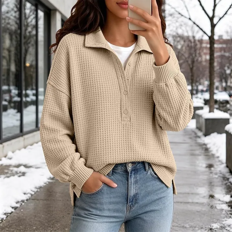 Bwaydeg Waffle Knit Shirt – Material