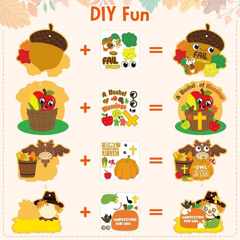 BWkoss Fall Religious Sunday School Crafts – Fall Theme Designs