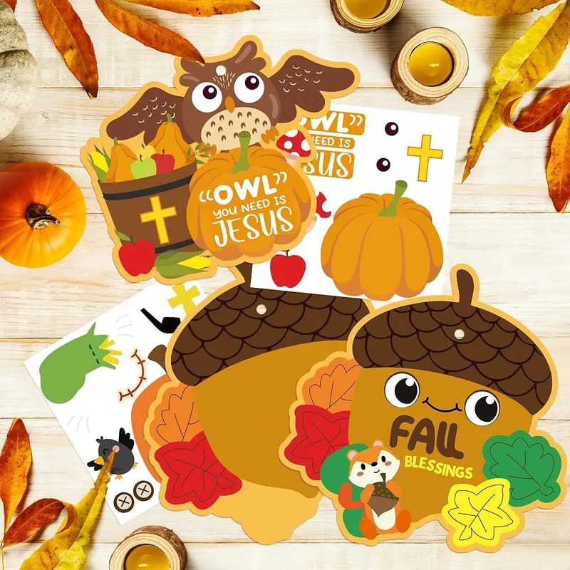 BWkoss Fall Religious Sunday School Crafts – Material