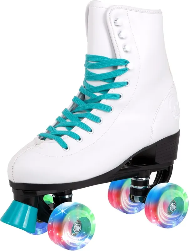 C SEVEN C7skates Quad Roller Skates – WIDE WHEELS — Get better traction and more