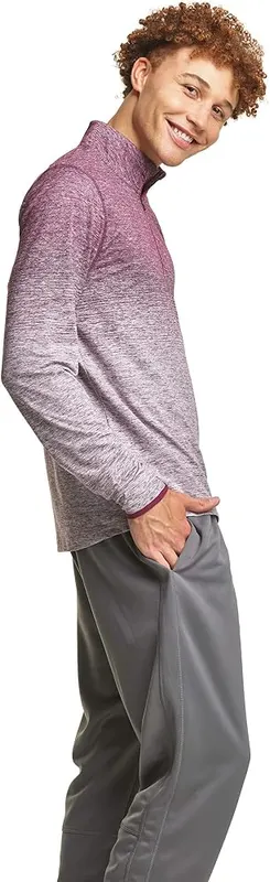 C9 Champion Men’s Elevated Train 1/4 Zip Layer – Duo Dry technology wicks moisture