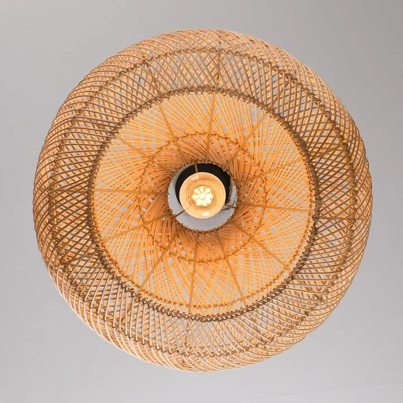 CalorHoga 13.8″ Boho Pendant Light – Measures 13.8 inches across