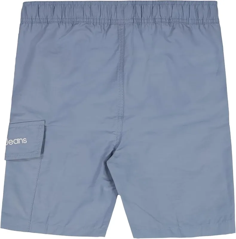 Calvin Klein Boys’ Pull-On Cargo Short – Sits below the waist, regular fit above knee