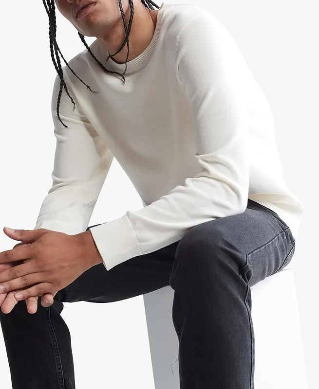 Calvin Klein Men’s Supima Cotton Solid Monogram Logo – product photo 3 of 4
