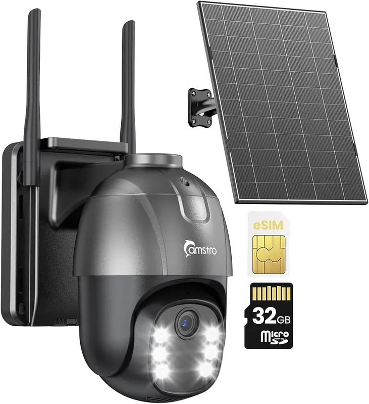 CAMSTRO 4G LTE Cellular Solar Camera AOV