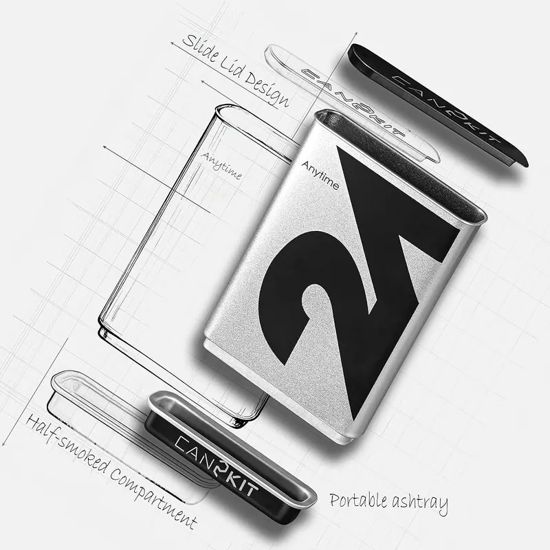 can2kit 1 Pack King Size Pre Roll – Integrated lighter storage space
