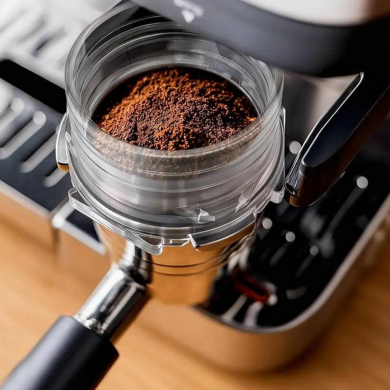 CAVEKEAP Coffee Dosing Funnel – Prevents coffee ground spills and messes
