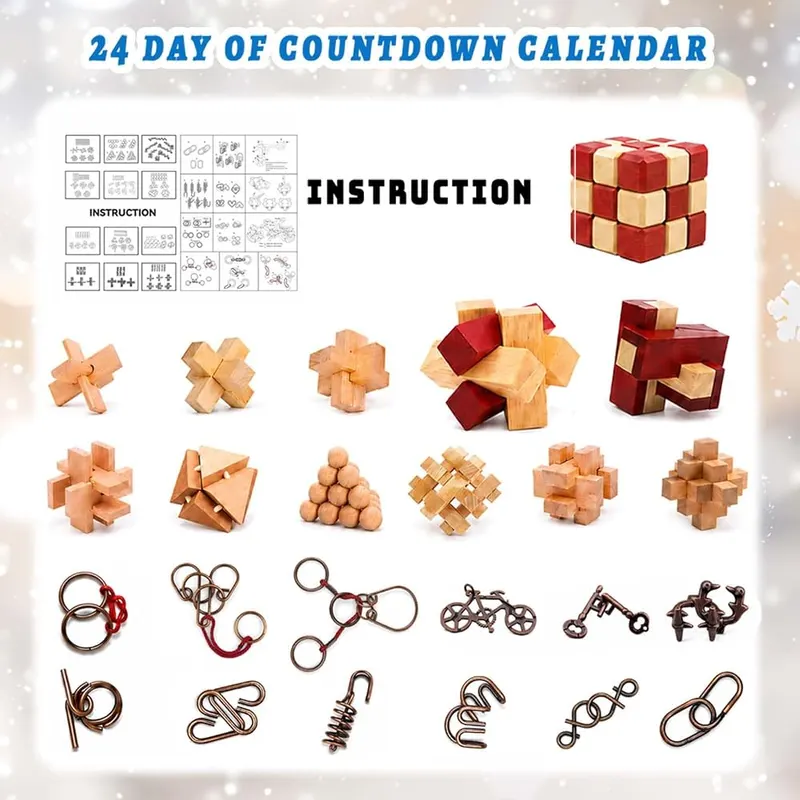 CAXIENDT Advent Calendar 2026 – Brain teaser puzzle theme