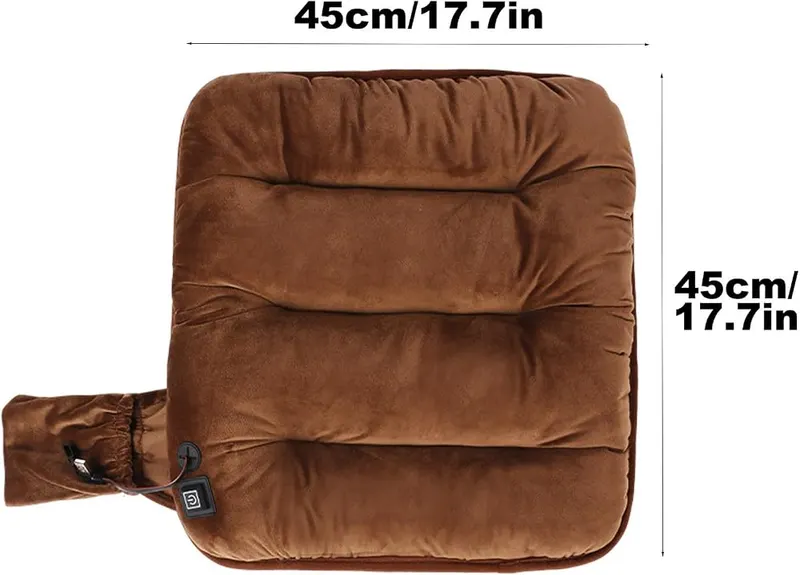 CENGNIAN Thickened Heated Seat Cushion – Safe 5v Power & Even Heat Distribution