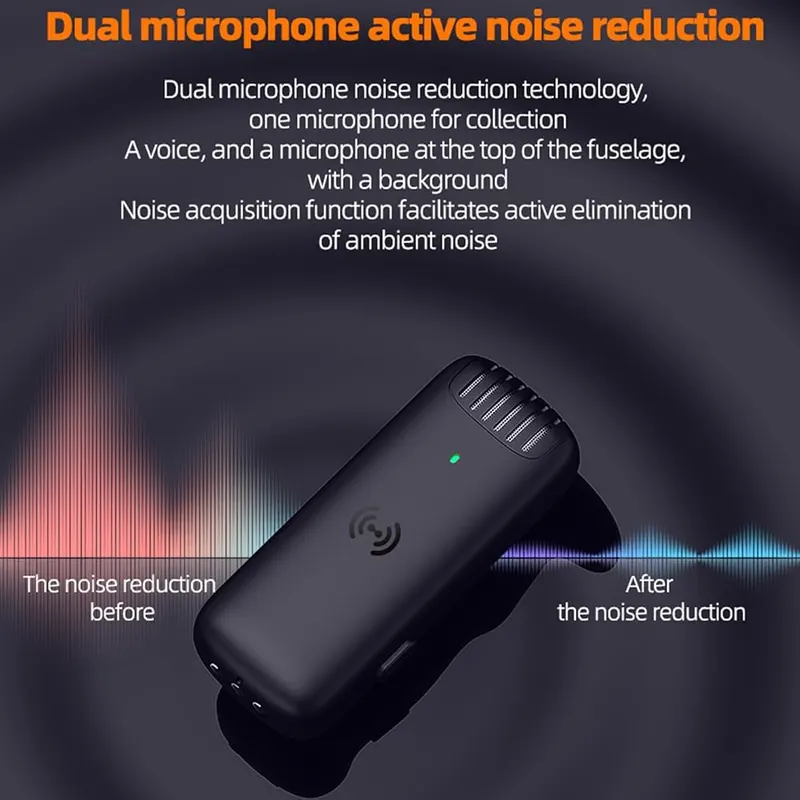 CENGNIAN Wireless Lavalier Microphone Mini Mic Clip – product photo 7 of 9