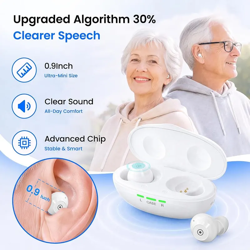 Ceretone ITE Hearing Aids Rechargeable Hearing Aids – Intricon chip and Knowles speaker