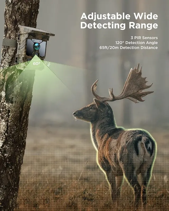 CEYOMUR 4K 68MP Solar WiFi Trail Camera – Start Capturing Right Away