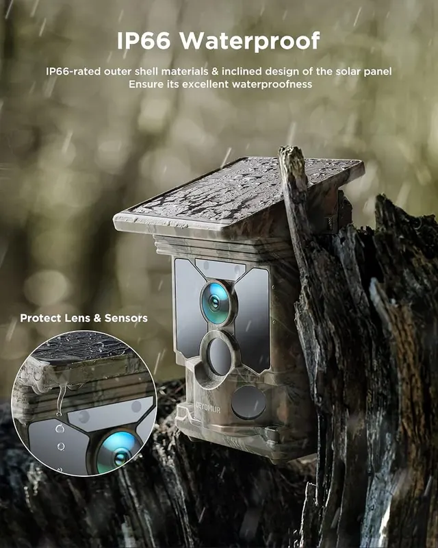 CEYOMUR 4K 68MP Solar WiFi Trail Camera – Get Help When You Need It