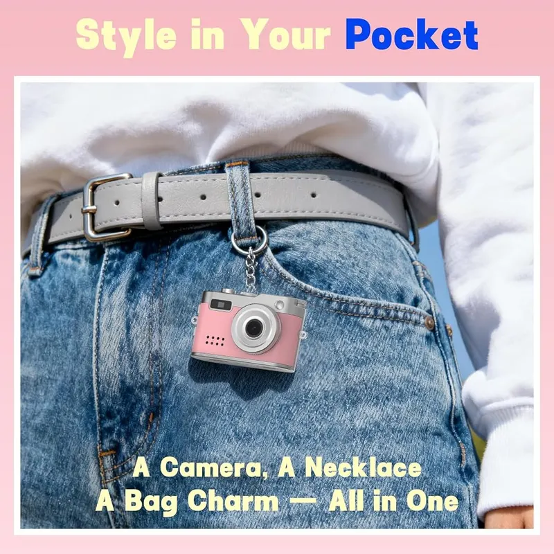 Cfulan Keychain Camera – 1080P video, 2MP photos