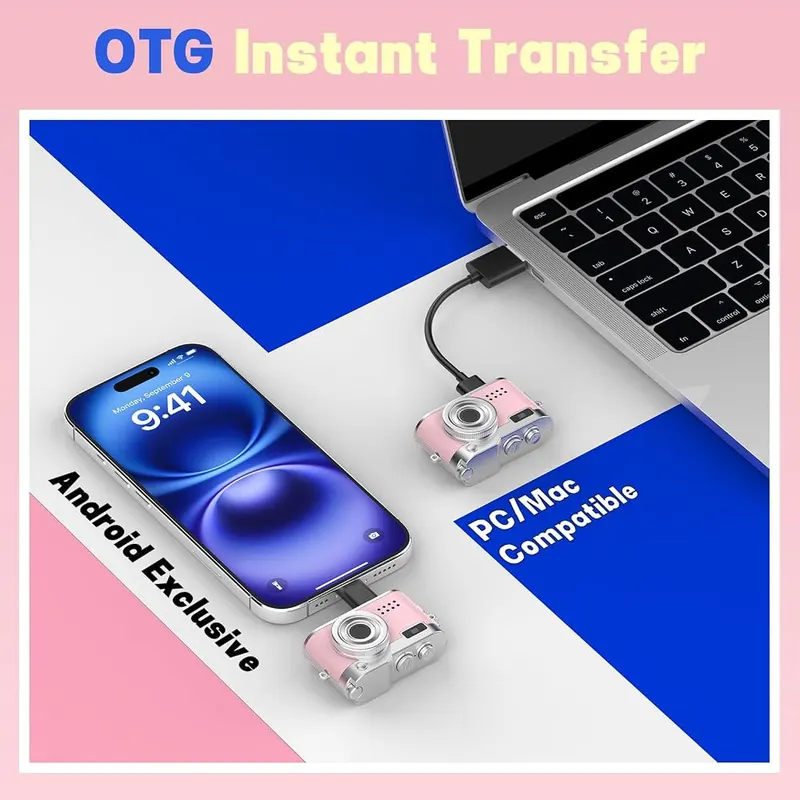 Cfulan Keychain Camera – Clip or wear as necklace