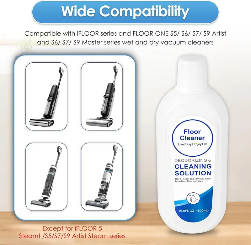 CHAIN PEAK Floor Cleaning Solution Compatible – product photo 5 of 8