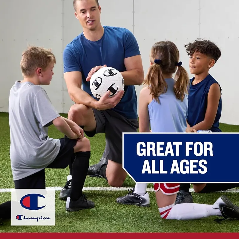 Champion Playmaker Soccer Ball 12-Panel – Sized Right for All Ages – Available