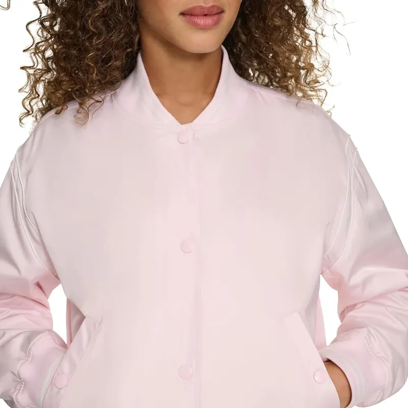 Champion Women’s Cropped Varsity Bomber Jacket – product photo 4 of 6